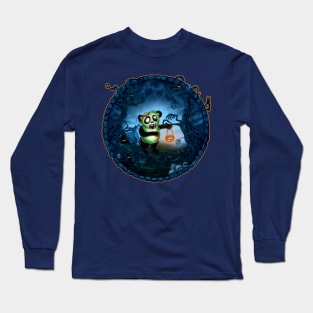 Zombie Panda Spooky Hollow Long Sleeve T-Shirt